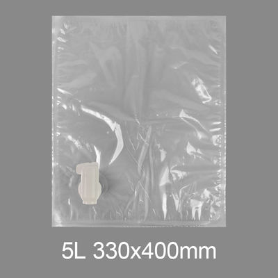 Bolsa de agua potable de plástico de 3l 5l 10l 20l con botella de agua potable, bolsa de jugo de vino en una caja con válvula de mariposa