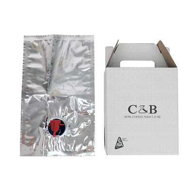 Bolsa de distribución fácil en caja con boquilla y sin mango para embalaje versátil