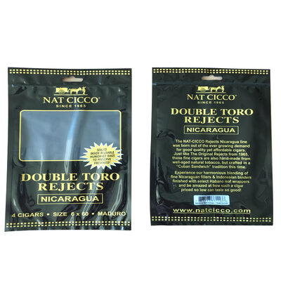 Bolsas de plástico con cremallera para humedecer puros pequeños, bolsas humidor para puros, grosor de 0,09 mm, sellado duradero para una frescura duradera