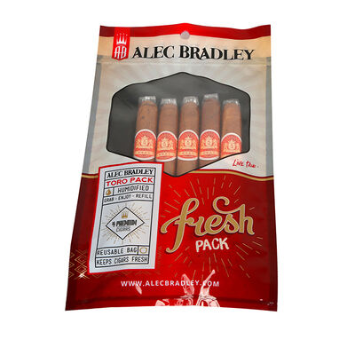 Volumen 5 Cigarros Bolsa para Humidor de Cigarros Material TPU PE de Grado Alimenticio Diseño Ziplock Sello Hermético Sello de Humedad Duradero