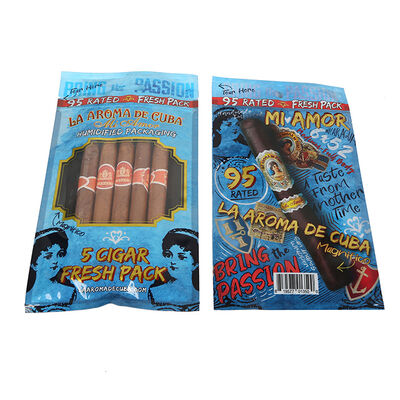 MOPP VMPET PE bolsa de embalaje de cigarros manipulación características evidentes para mejorar la seguridad y la confianza del consumidor en los cigarros envasados