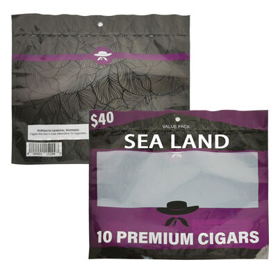 Bolsas de cigarros ligeras y compactas con láminas de humedad en el interior diseñadas para mantener la frescura del cigarro durante el viaje