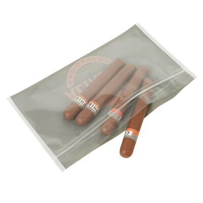 Volumen 5 Cigarros Bolsa de embalaje para cigarros TPU y PE de grado alimenticio, bolsa resellable duradera a prueba de humedad, adecuada para almacenamiento de cigarros