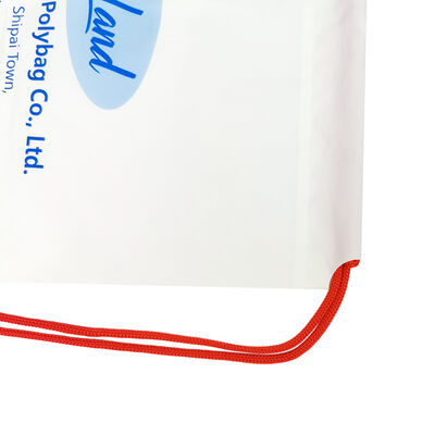 Cierre con cordón, bolsa con cordón, logotipo personalizado, bolsas de nailon ligeras diseñadas para facilitar su transporte y una visibilidad efectiva