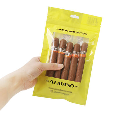 Bolsas de plástico con cremallera para humedecer puros, bolsa de embalaje para puros ecológica, diseñada para preservar los puros y reducir el desperdicio