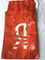 El Ziplock rojo Ziplock del papel de aluminio de Mylar del metal empaqueta 3 Eco de aislamiento lateral amistoso