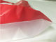 Año Nuevo plástico de encargo del color rojo de los bolsos de compras de la manija rígida de HPPE impreso
