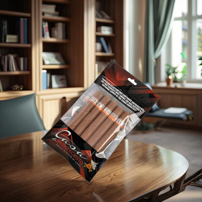 0.09mm Materiales Bolsas de humidor de cigarros con hojas de humedad internas Opciones de color personalizadas diseñadas para la preservación de cigarros