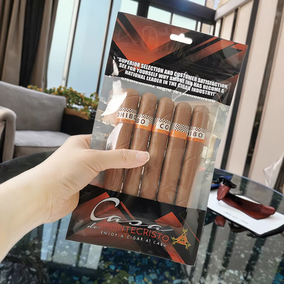 0.09mm Materiales Bolsas de humidor de cigarros con hojas de humedad internas Opciones de color personalizadas diseñadas para la preservación de cigarros