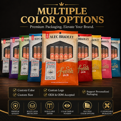 009mm cigar bags custom packaging bags providing secure sealing and protection against environmental factors