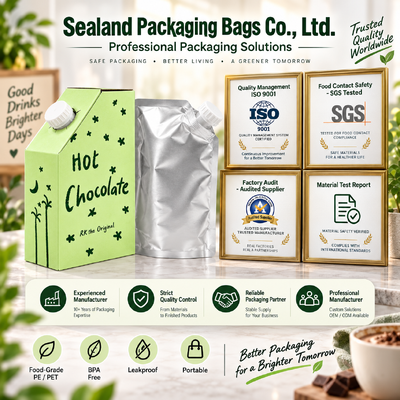 handle square juice bags in box packaging combining user friendly features and sturdy materials for juice packaging solutions