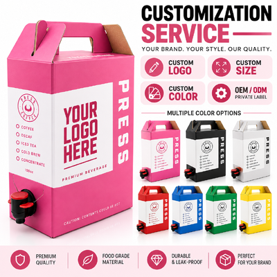 Sistemas personalizados de Bag in Box que ofrecen características duraderas, resistentes a fugas y fáciles de usar