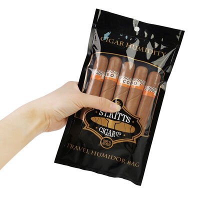 MOPPPE Cigar Humidor Bags Ziplock Design Holds 5 Cigars Durable Moisture Resistant Storage Solution