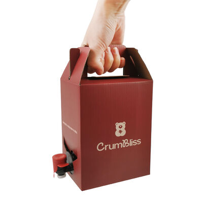 Bag In Box Featuring Spout Accessory ISO SGS Certified Ideal for Safe Liquid Transport and Storage