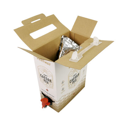 Handle Bag In Box Customized Printing Tap Accessories Versatile Packaging Solution for Industrial and Commercial Liquids