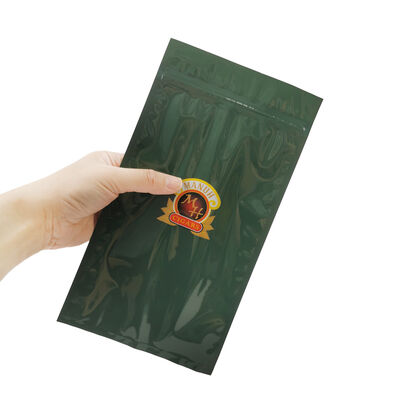 Thickness 009mm plastic cigar bags cigar moisturizing plastic zipper bags crafted for maintaining cigar during shipping and retail display