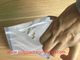 Bolsos Ziplock de la hoja del FDA, la bolsa de plástico compuesta aluminizada unilateral transparente modificada para requisitos particulares de la cremallera