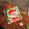 Bolsos de empaquetado del bocado de las galletas de Santa Claus Moose Snowman Self-Adhesive de la Navidad