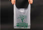 Bolsos biodegradables laminados de una sola capa de la camiseta de la maicena abonable