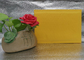 Bolso de papel amarillo del sobre acolchado de Kraft, bolsos de los anuncios publicitarios de la burbuja del abrigo