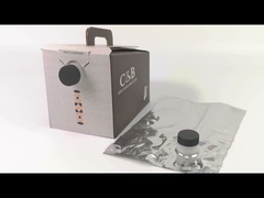Bolsa personalizada de embalaje líquido bolsas de pecho, bolsas de vino y jugo de 3L, 5L, 10L, 20L de papel de aluminio