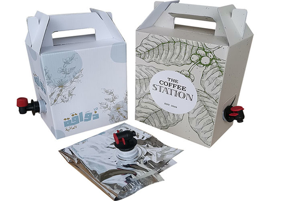 Bolso aséptico del vino/del jugo/del agua potable en la caja, bolsos del BABERO con el golpecito de Vitop