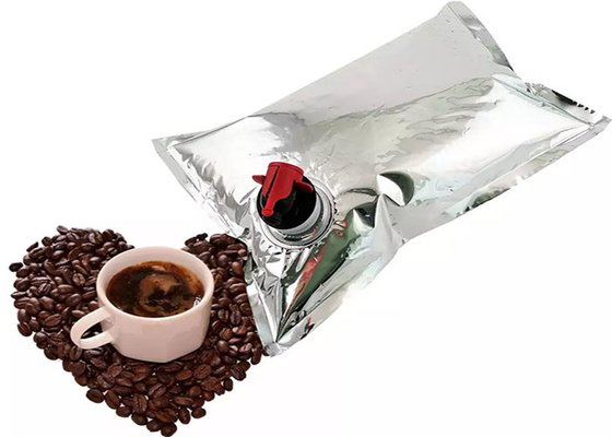 Bolsas de jugo de plástico en embalaje en caja con superficie lisa/texturizada y