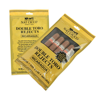 Embalaje de tabaco personalizado Humidificador bolsa de plástico humidificador bolsa de cigarro con higrómetro y divisor