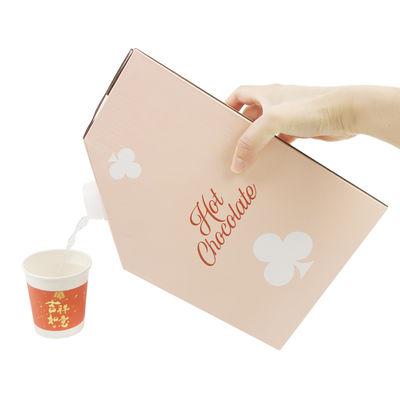 1L 1.5L 2L 3L 5L 96OZ BIB BAG Bolsa desechable en caja Zumo de té Café para ir Bolsa de papel con dispensador