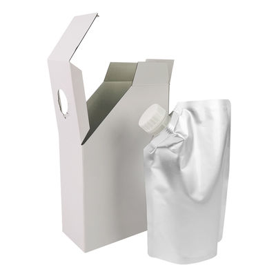 Caja de café de papel Kraft de 1L 3L 5L BIB Bolsa en caja de café Bolsa de café desechable en caja Con válvula Dispensador de líquido