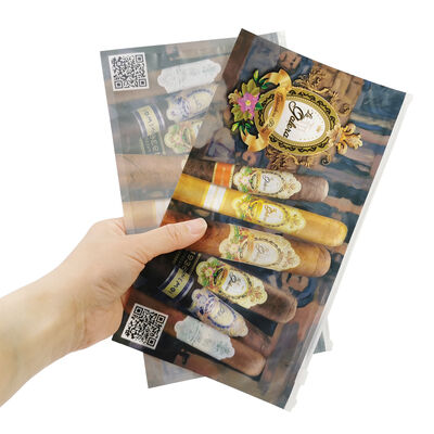 Bolsas pequeñas de plástico para puros, bolsas de plástico humectantes con cremallera, diseñadas para retener la humedad y un fácil acceso resellable