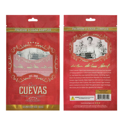 Hoja de humedad en el interior de la bolsa de embalaje de cigarros embalaje resistente a las lágrimas resistente a los pinchazos embalaje duradero diseñado para preservar el cigarro