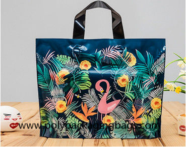 la bolsa de plástico biodegradable de la manija de 0.12m m para las compras