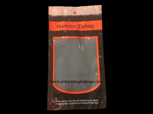 bolsos que se puede volver a sellar del Humidor del cigarro del cierre en la parte superior de 135×255m m