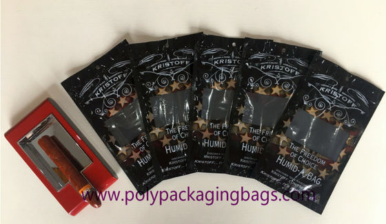 Bolso de empaquetado impreso de encargo del tabaco de cigarro de la prueba de la humedad de la humedad con la cremallera