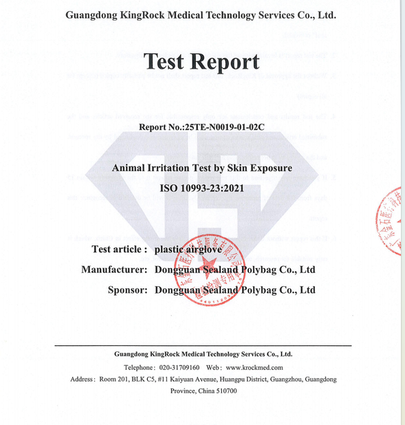 Porcelana DONGGUAN SEALAND PACKAGING BAG CO., LTD certificaciones